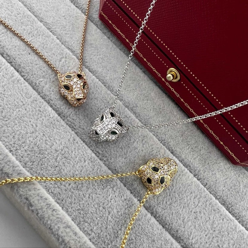 [Ornora Jewelry]PANTHERE FULL DIAMOND NECKLACE