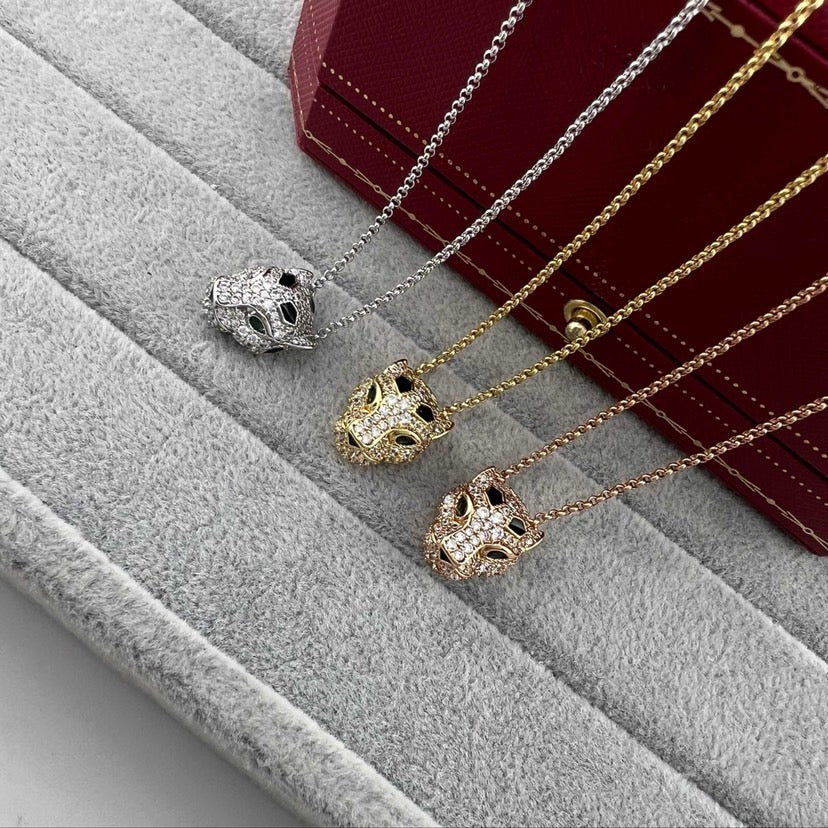 [Ornora Jewelry]PANTHERE FULL DIAMOND NECKLACE