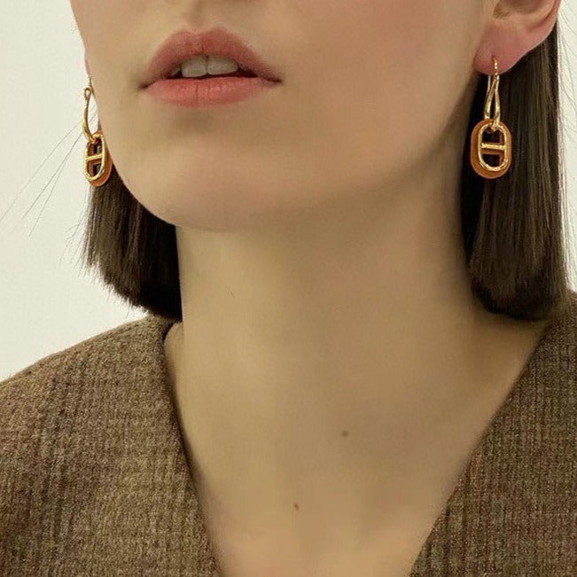 [Ornora Jewelry]HM O'MAILLON GOLD EARRINGS
