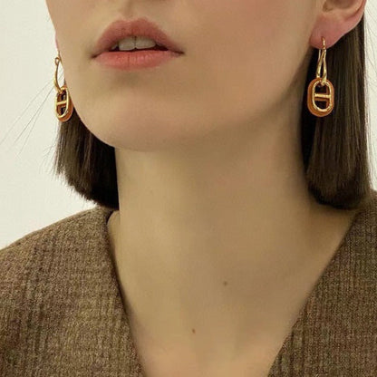 [Ornora Jewelry]HM O'MAILLON GOLD EARRINGS