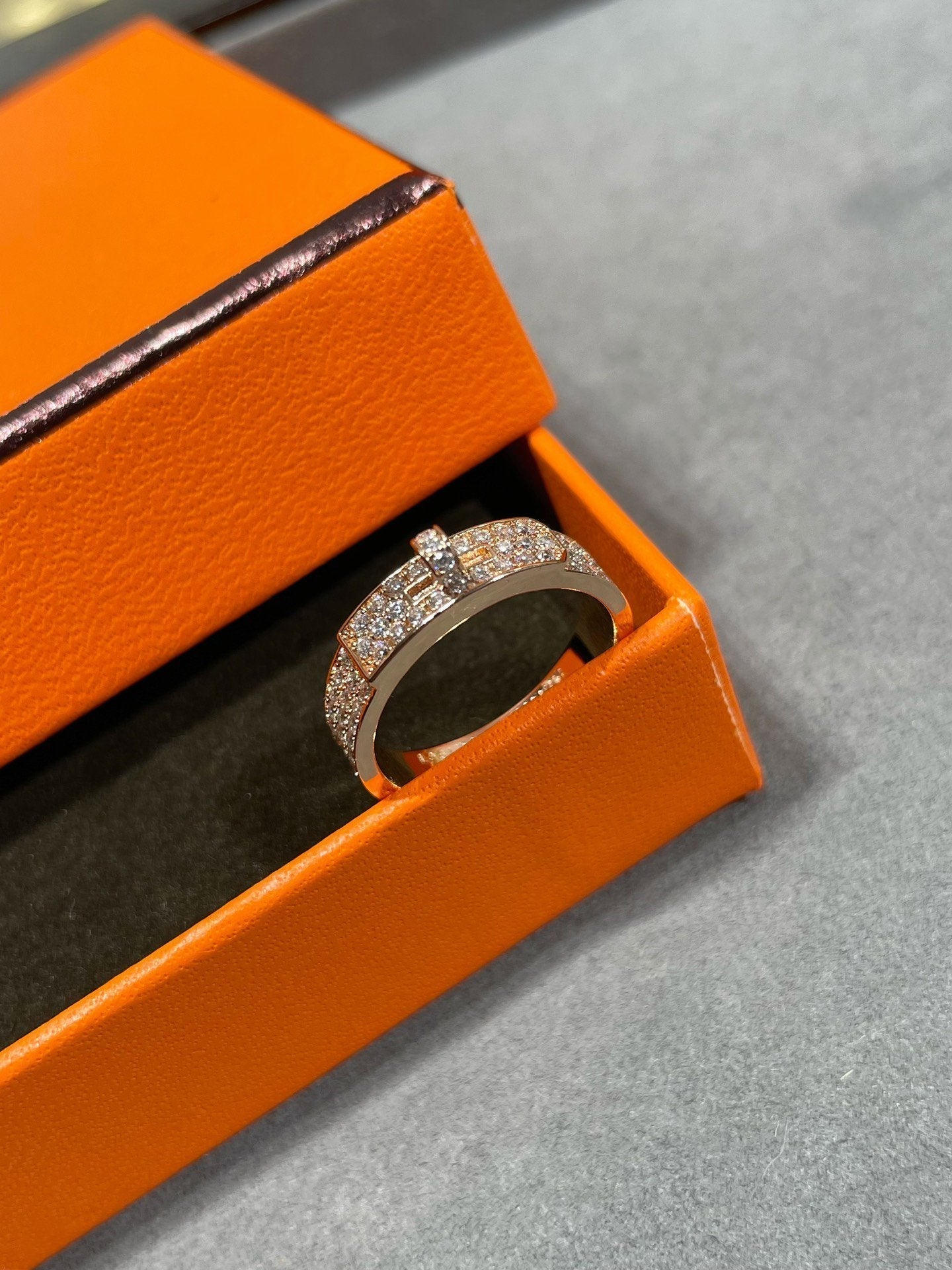 [Ornora Jewelry]KELLY PINK GOLD DIAMOND RING