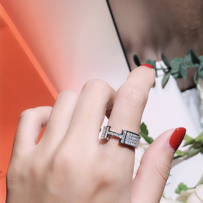 [Ornora Jewelry]H RING FULL DIAMOND