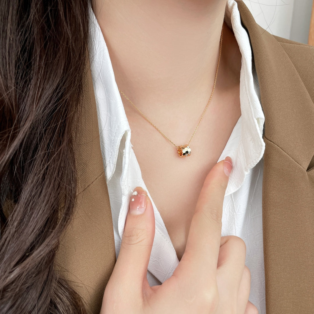 [Ornora Jewelry]BEE MINI PEDANT DIAMOND NECKLACE