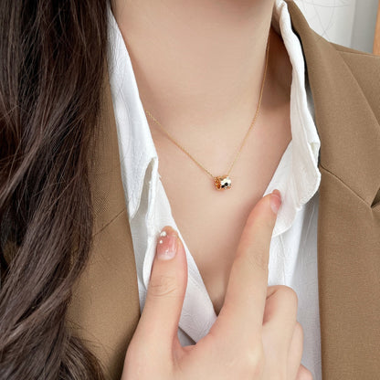 [Ornora Jewelry]BEE MINI PEDANT DIAMOND NECKLACE