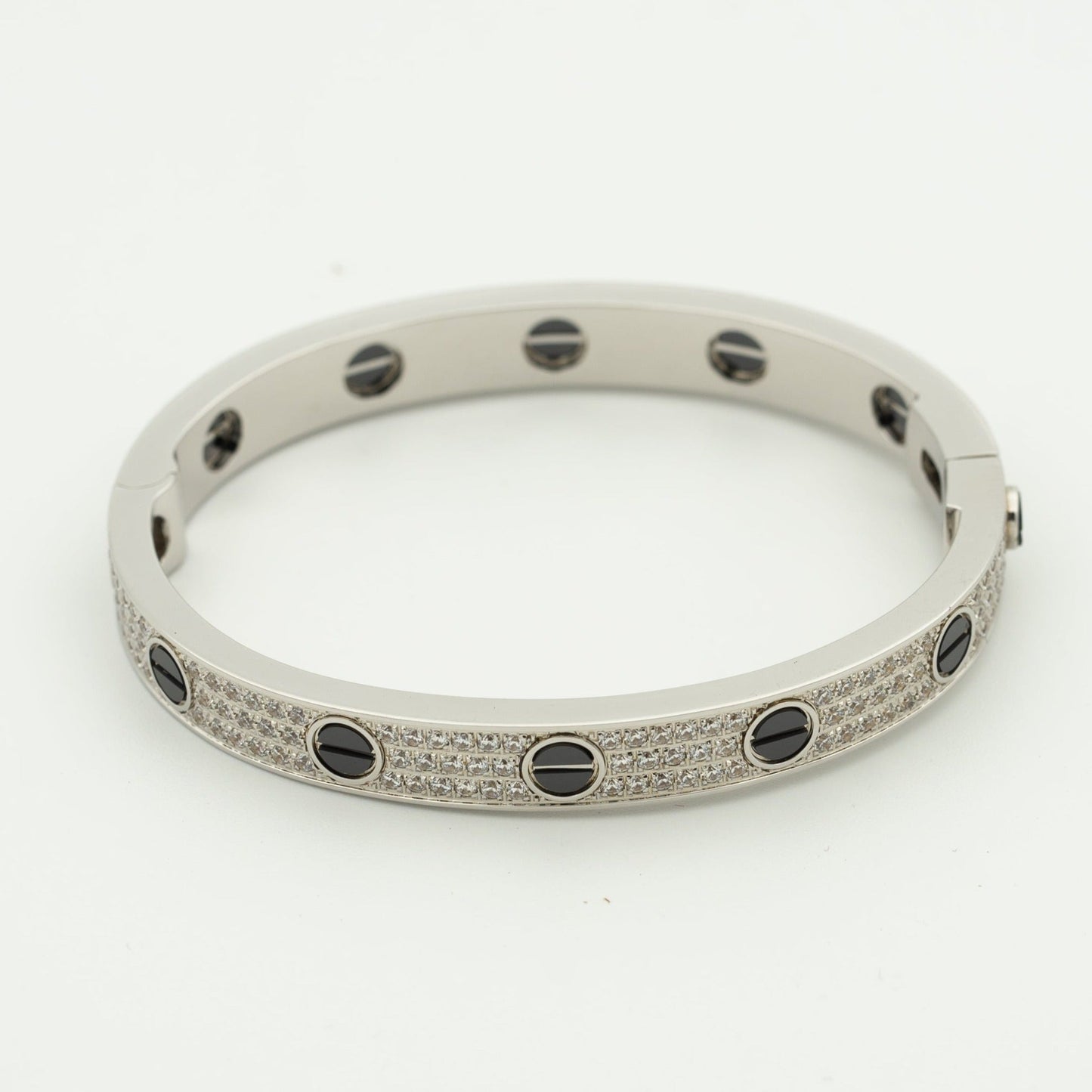 [Ornora Jewelry]LOVE BRACELET 6.1MM DIAMOND-PAVED CERAMIC