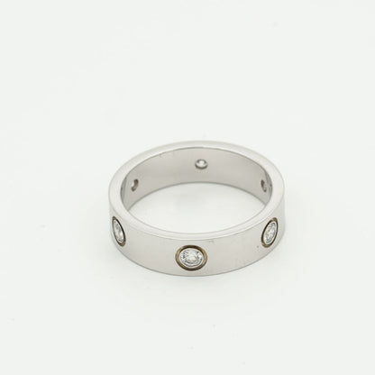 [Ornora Jewelry]LOVE RING 5.5MM 6 DIAMONDS SILVER