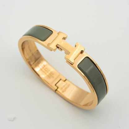 [Ornora Jewelry]H BRACELET BLUE GREEN 12MM