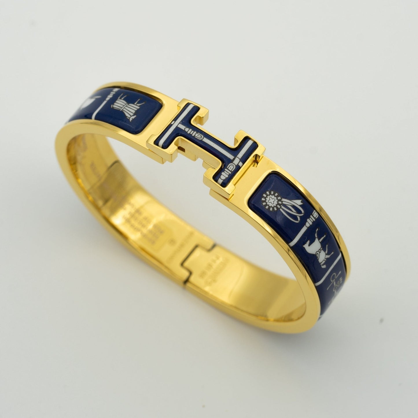 [Ornora Jewelry]H BRACELET BLUE CERAMIC