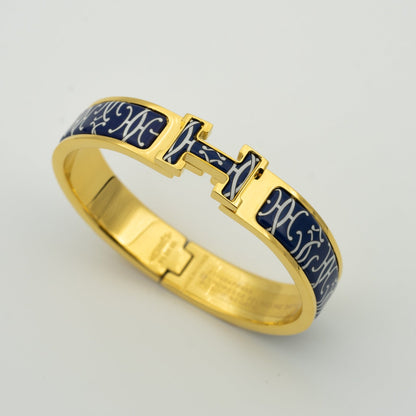 [Ornora Jewelry]H BRACELET BLACK MULTICOLOR