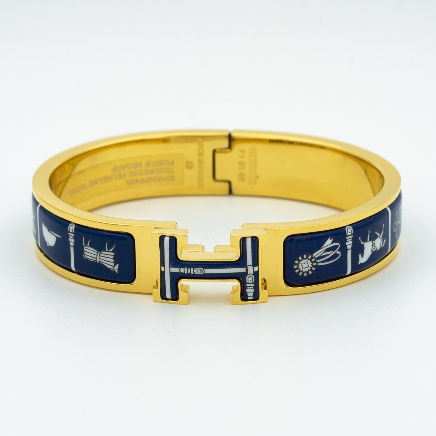 [Ornora Jewelry]H BRACELET BLUE CERAMIC