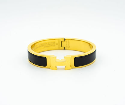 [Ornora Jewelry]H BLACK BRACELET
