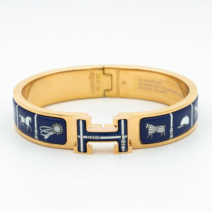 [Ornora Jewelry]H BRACELET BLUE CERAMIC