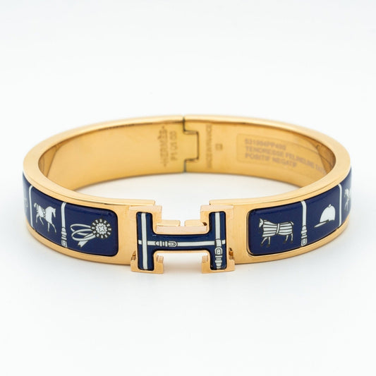 [Ornora Jewelry]H BRACELET BLUE CERAMIC