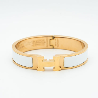 [Ornora Jewelry]H WHITE BRACELET