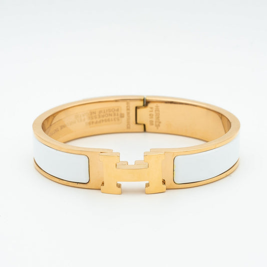 [Ornora Jewelry]H WHITE BRACELET