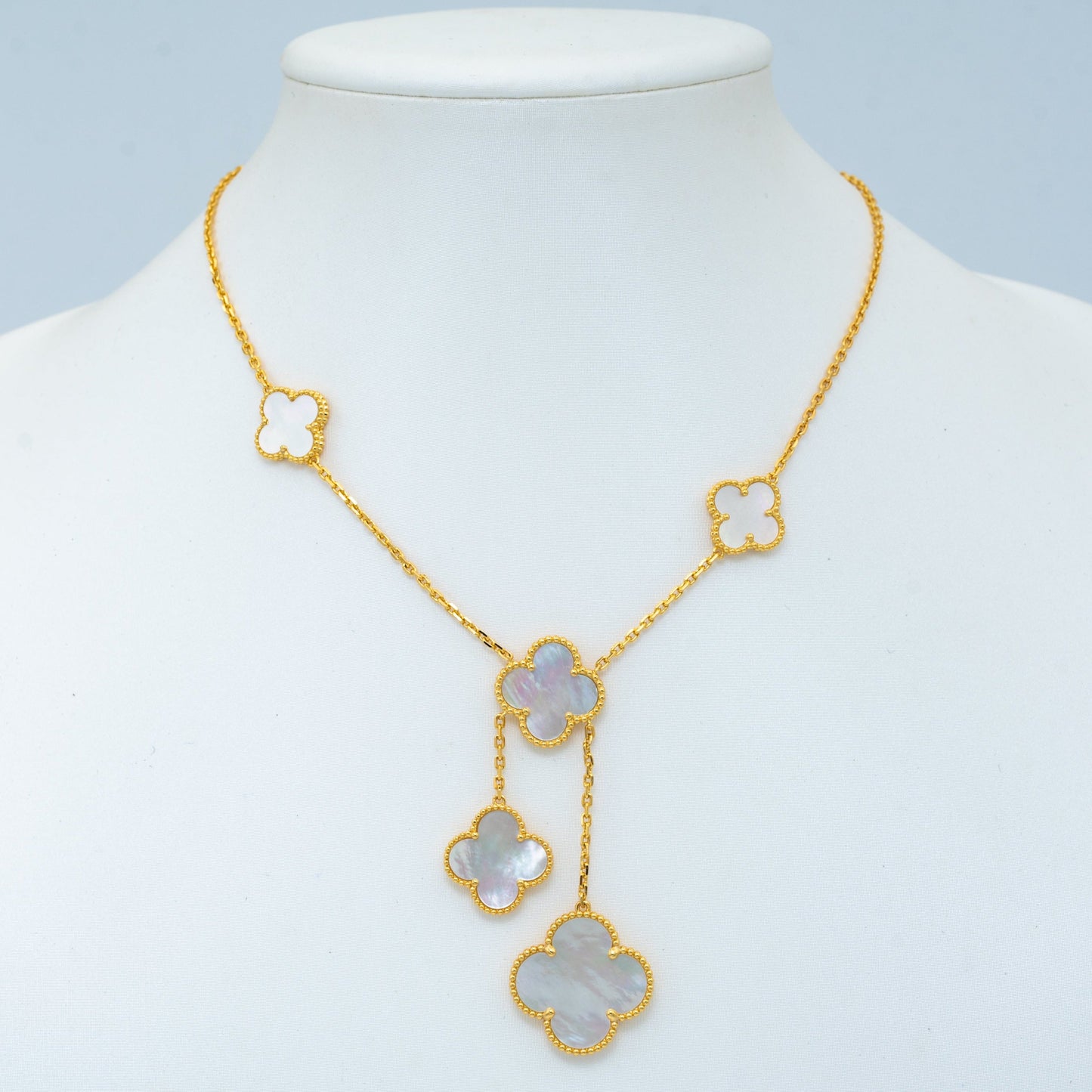 [Ornora Jewelry]CLOVER MOTHER OF PEARL NECKLACE 6 MOTIF