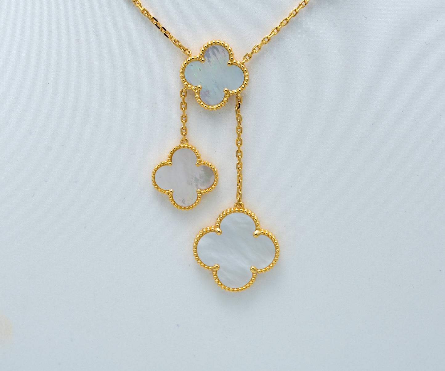 [Ornora Jewelry]CLOVER MOTHER OF PEARL NECKLACE 6 MOTIF