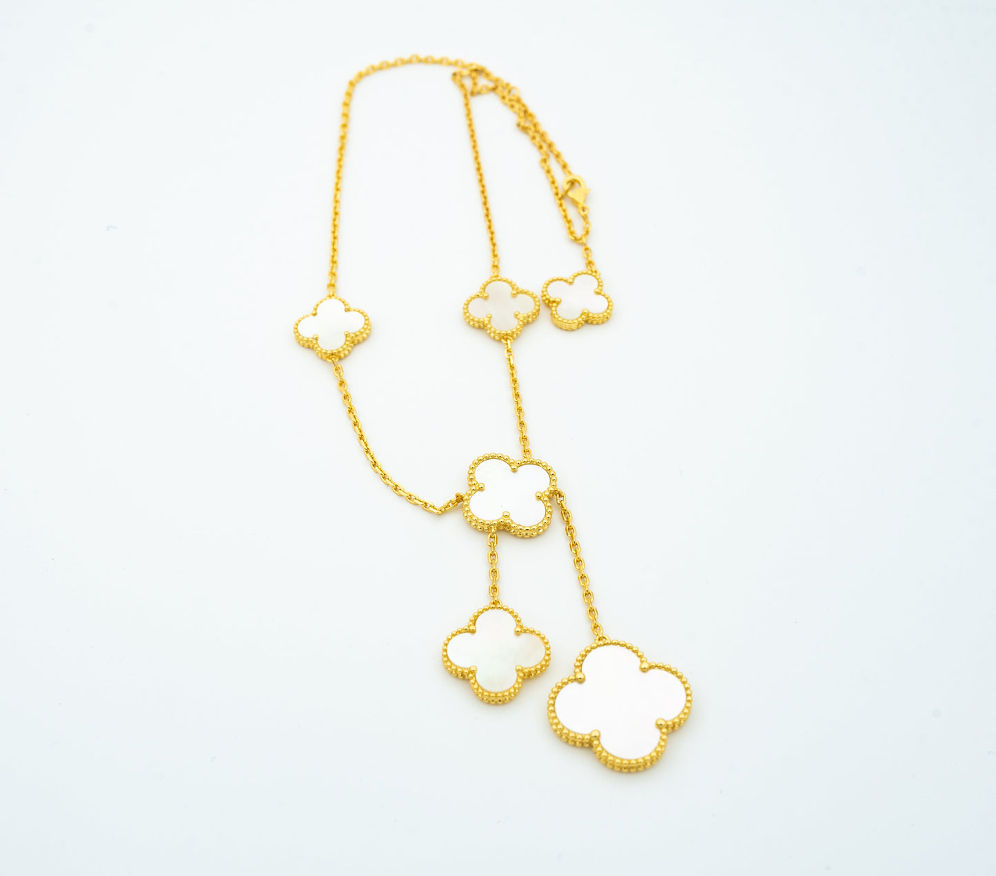 [Ornora Jewelry]CLOVER MOTHER OF PEARL NECKLACE 6 MOTIF
