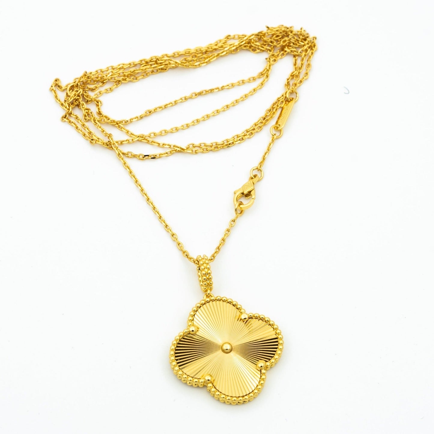 [Ornora Jewelry]CLOVER 25MM PEDANT NECKLACE GOLD