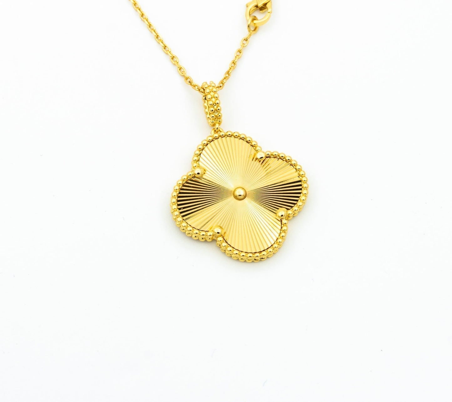 [Ornora Jewelry]CLOVER 25MM PEDANT NECKLACE GOLD
