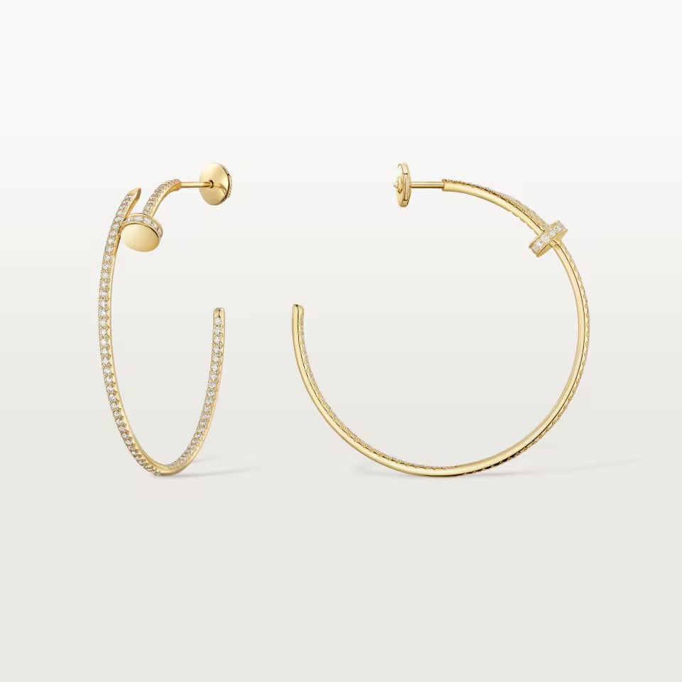 [Ornora Jewelry]JUSTE FULL DIAMOND LARGE EARRINGS