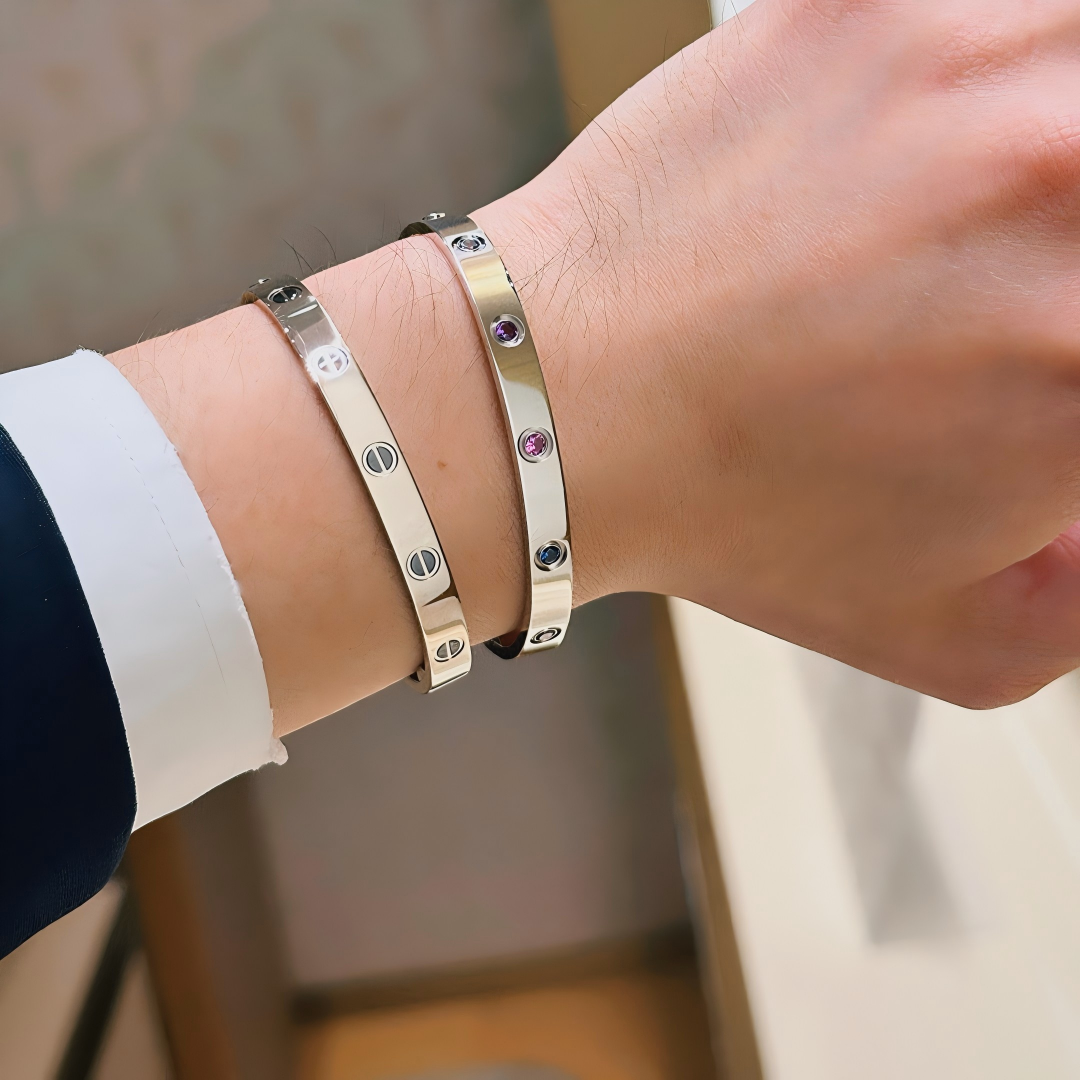 [Ornora Jewelry]2026 RAINBOW LOVE BRACELET 6.1MM  10 DIAMONDS