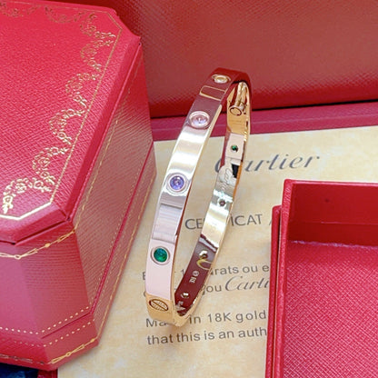 [Ornora Jewelry]2026 RAINBOW LOVE BRACELET 6.1MM  10 DIAMONDS