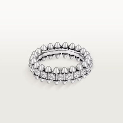 [Ornora Jewelry]CLASH 6.4MM SMALL FULL DIAMOND RING
