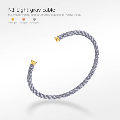 [Ornora Jewelry]FORCE SERIES BRACELET CABLES 50 CHOICES (DIY SELECTION)