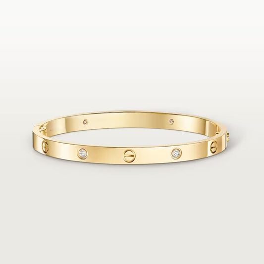 [Ornora Jewelry]LOVE BRACELET 4.8MM 4 DIAMONDS