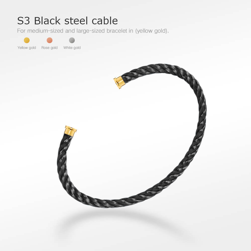 [Ornora Jewelry]FORCE SERIES BRACELET CABLES 50 CHOICES (DIY SELECTION)