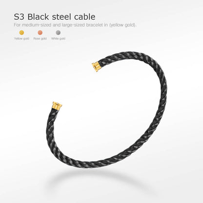 [Ornora Jewelry]FORCE SERIES BRACELET CABLES 50 CHOICES (DIY SELECTION)