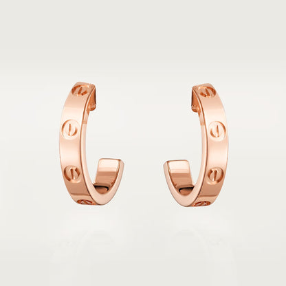 [Ornora Jewelry]LOVE EARRINGS 2.65 MM NO DIAMOND SMALL