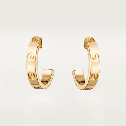 [Ornora Jewelry]LOVE EARRINGS 2.65 MM NO DIAMOND SMALL