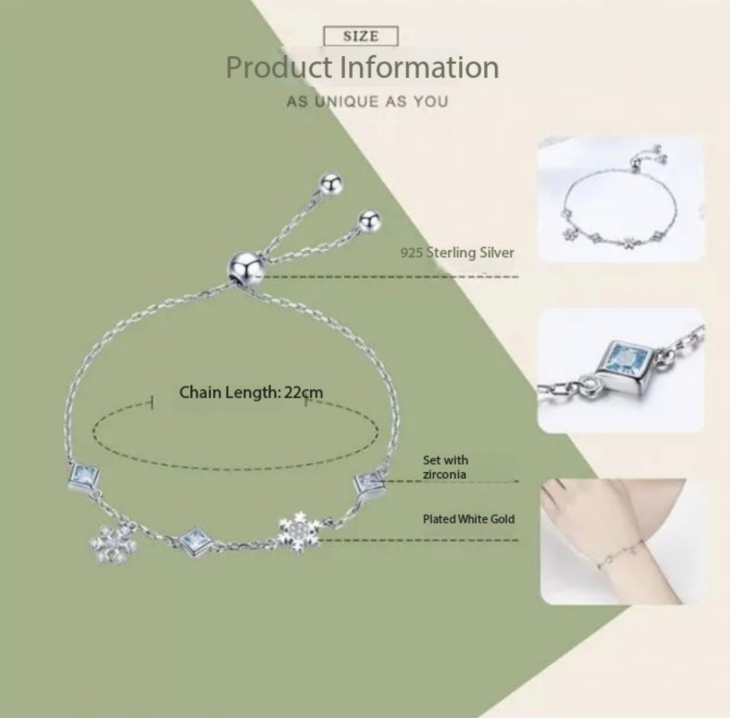 Snowflake Bracelet