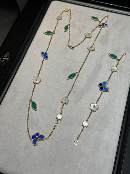 [Ornora Jewelry] 26 NEW CLOVER 15 MOTIFS LUCKY NECKLACE