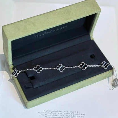 [Ornora Jewelry] CLOVER 5 MOTIF PULSAR STONE BRACELET COLLECTION