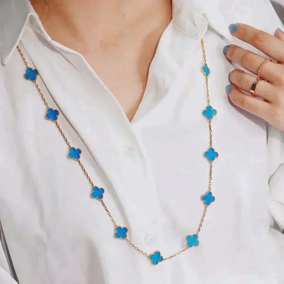 [Ornora Jewelry]CLOVER 20 MOTIFS TURQUOISE GOLD