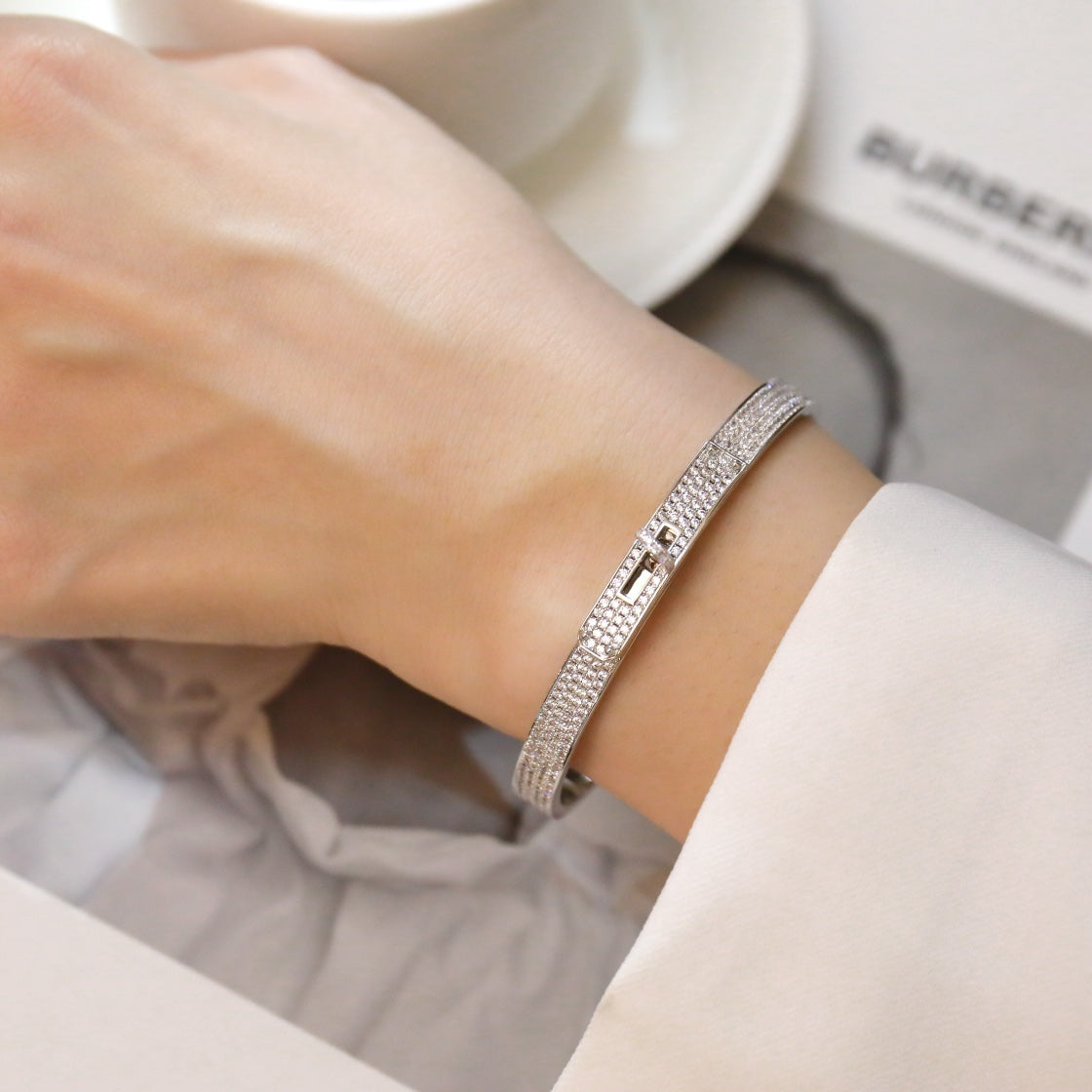 [Ornora Jewelry]KELLY BRACELET DIAMOND PAVED
