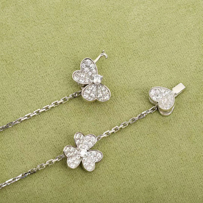 [Ornora Jewelry]FRIVOLE SILVER 9 FLOWERS NECKLACE