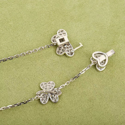[Ornora Jewelry]FRIVOLE SILVER 9 FLOWERS NECKLACE