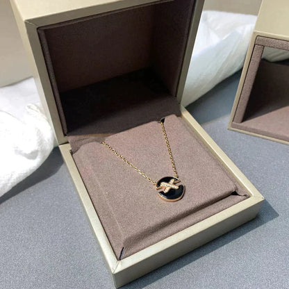 [Ornora Jewelry]JEUX DE ROSE GOLD DIAMOND NECKLACE