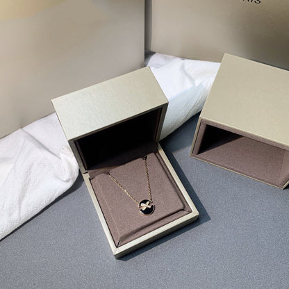 [Ornora Jewelry]JEUX DE PINK GOLD DIAMOND NECKLACE