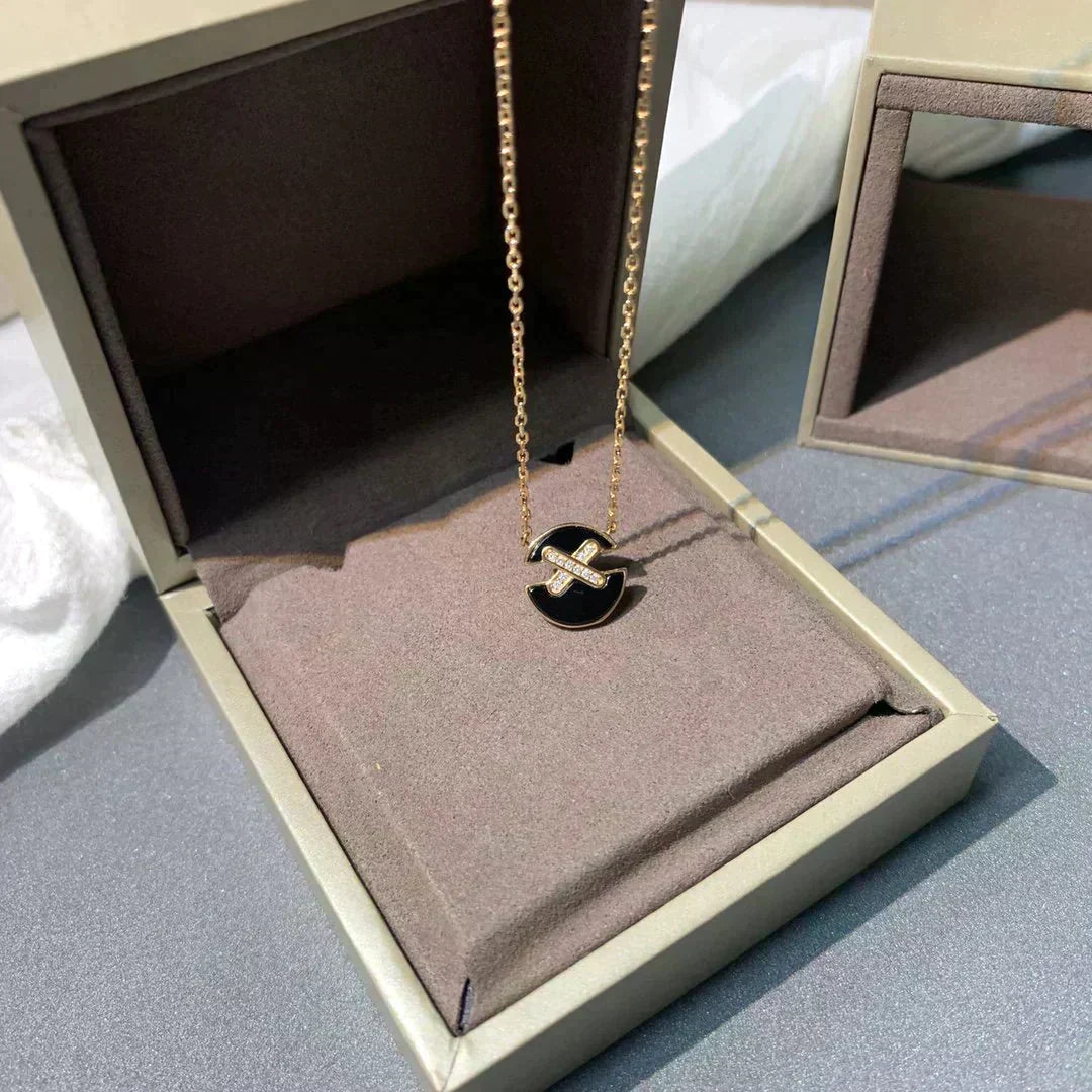 [Ornora Jewelry]JEUX DE ROSE GOLD DIAMOND NECKLACE