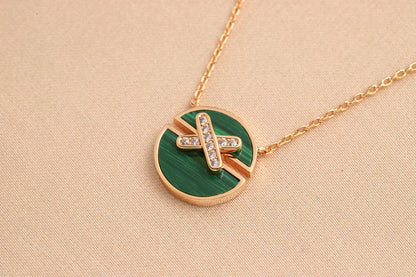 [Ornora Jewelry]JEUX DE ROSE GOLD DIAMOND NECKLACE