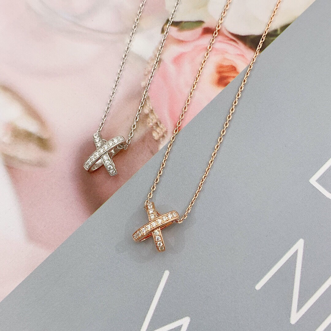 [Ornora Jewelry]JEUX DE DIAMOND NECKLACE