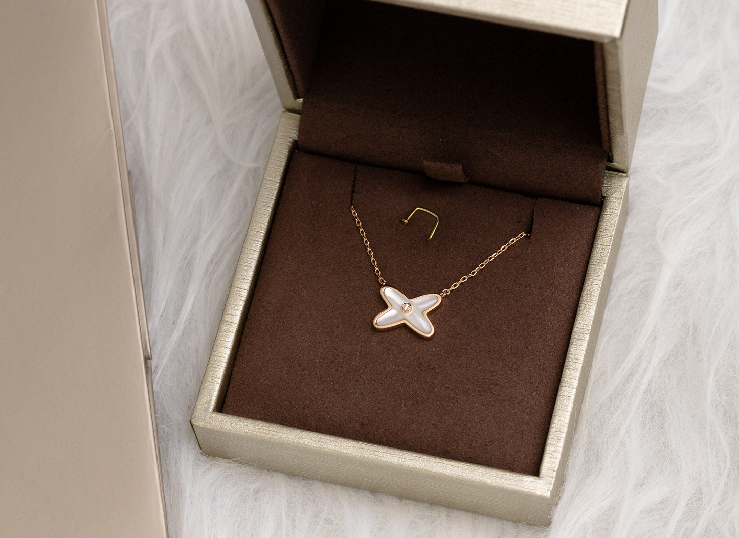 [Ornora Jewelry]JEUX DE NECKLACE 1 DIAMOND