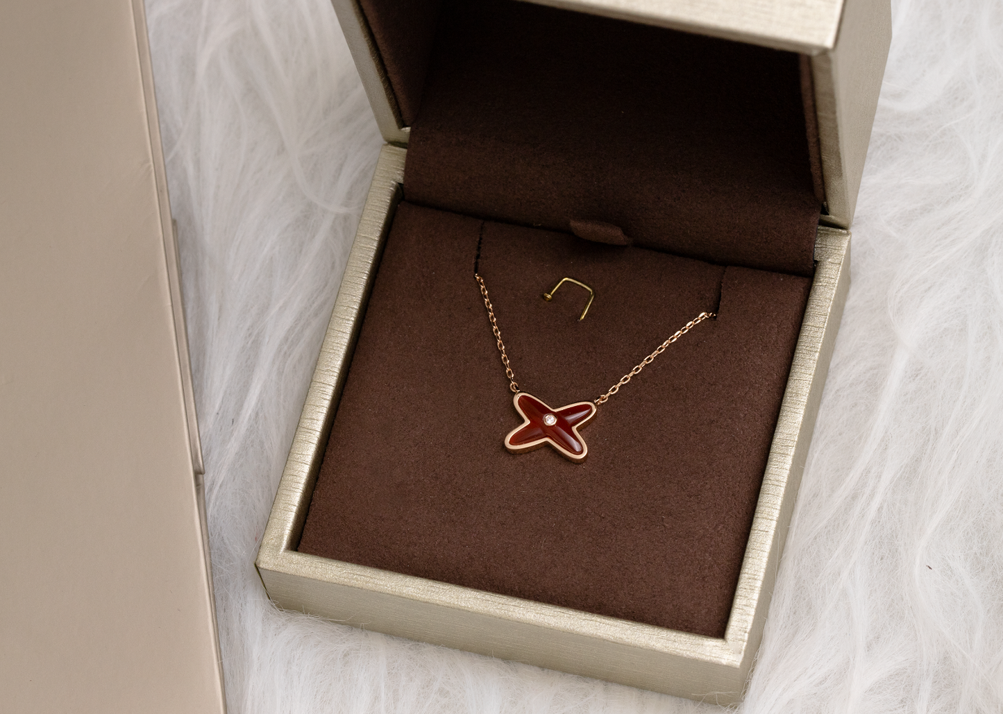 [Ornora Jewelry]JEUX DE NECKLACE 1 DIAMOND