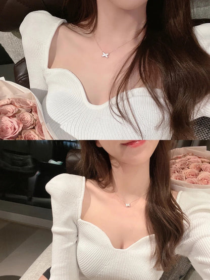 [Ornora Jewelry]JEUX DE NECKLACE 1 DIAMOND