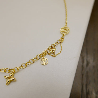 [Ornora Jewelry]BLOOMING SUPPLE NECKLACE BRASS